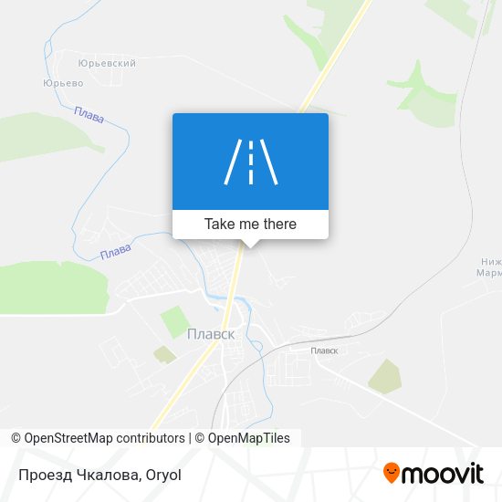 Проезд Чкалова map