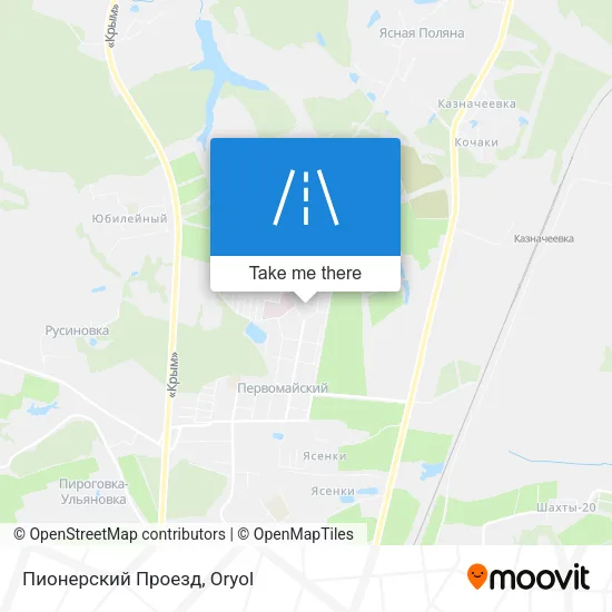 Пионерский Проезд map