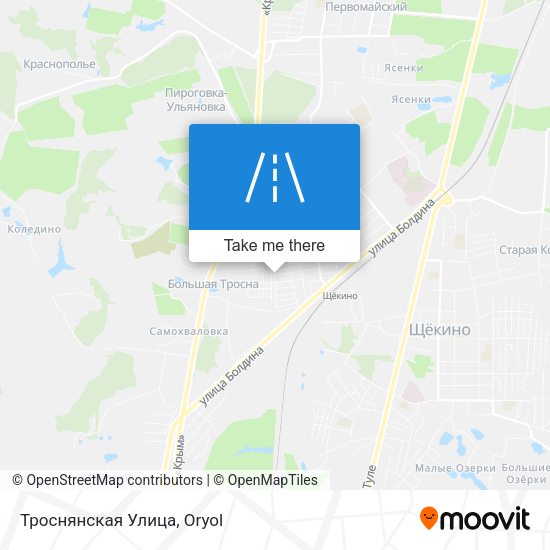 Троснянская Улица map