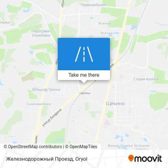Железнодорожный Проезд map