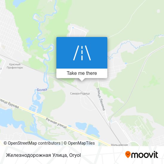 Железнодорожная Улица map