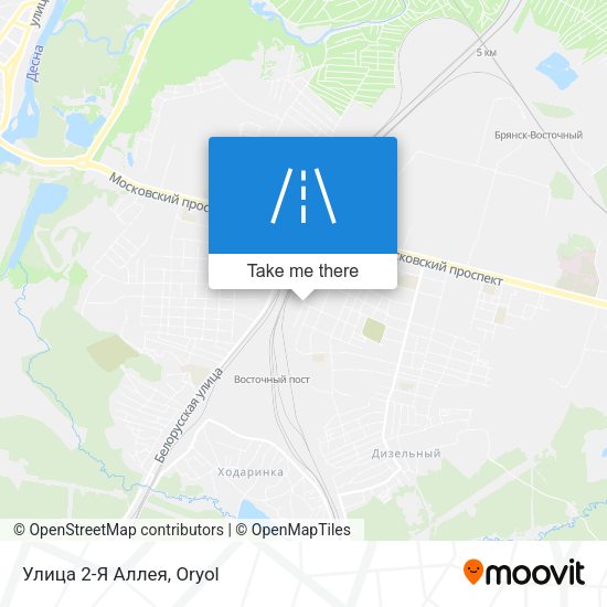 Улица 2-Я Аллея map