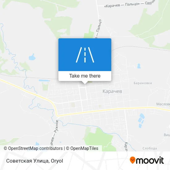 Советская Улица map