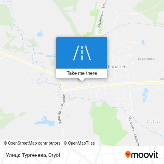 Улица Тургенева map