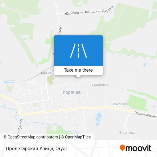 Пролетарская Улица map