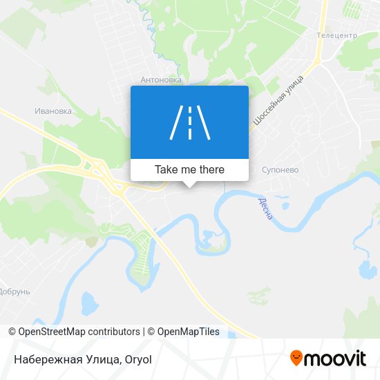 Набережная Улица map