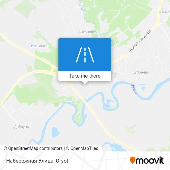Набережная Улица map