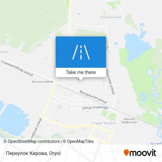 Переулок Кирова map