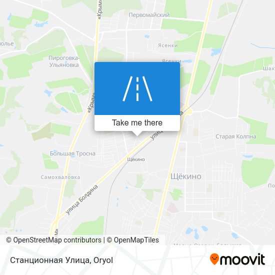 Станционная Улица map
