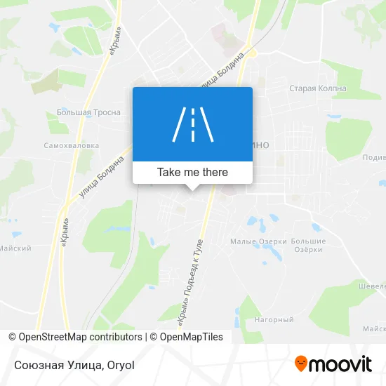 Союзная Улица map