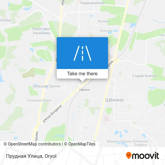 Прудная Улица map