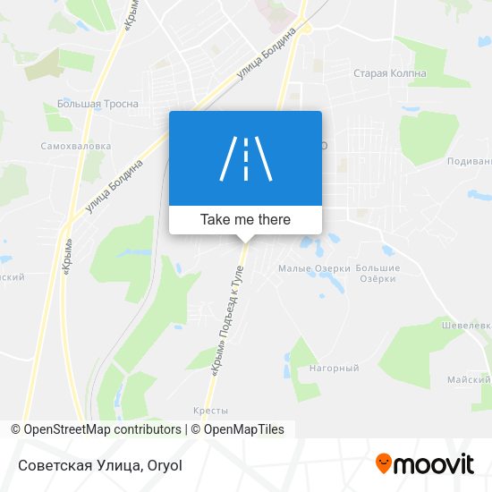 Советская Улица map