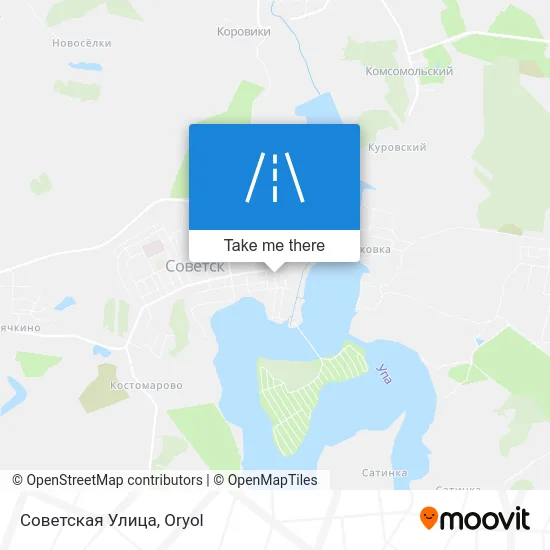 Советская Улица map