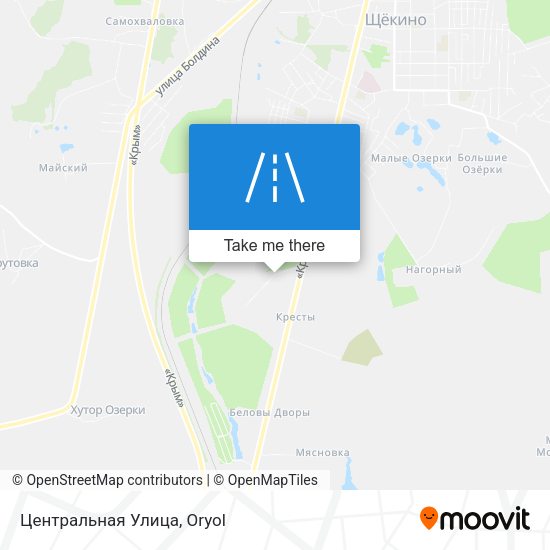 Центральная Улица map
