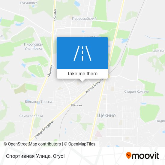Спортивная Улица map