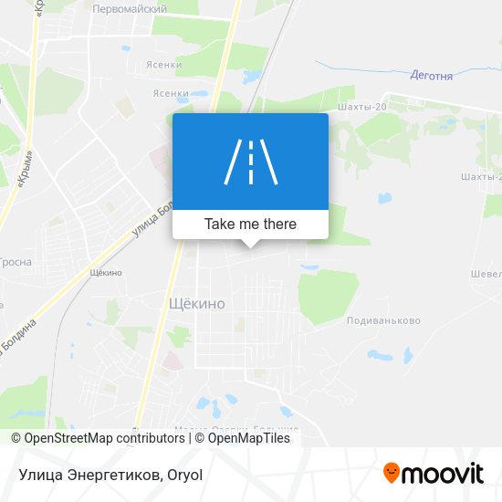 Улица Энергетиков map
