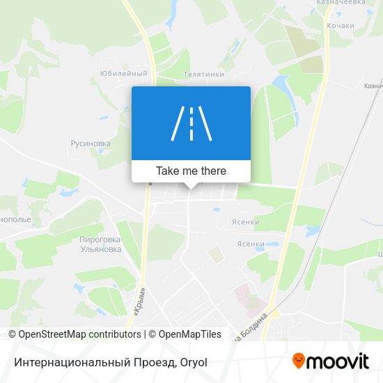 Интернациональный Проезд map
