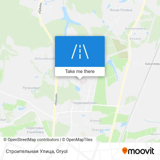 Строительная Улица map
