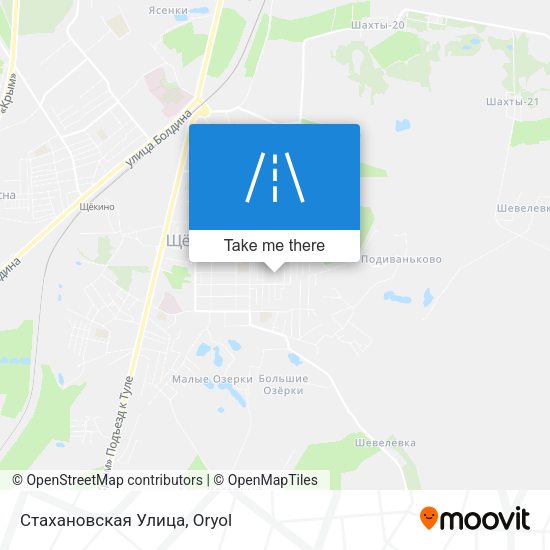 Стахановская Улица map