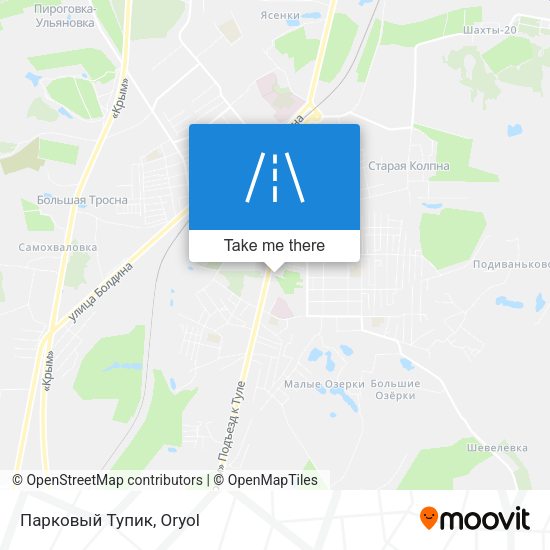 Парковый Тупик map