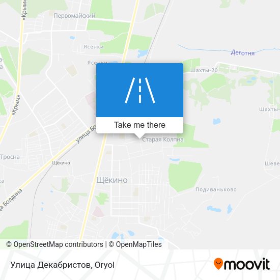 Улица Декабристов map