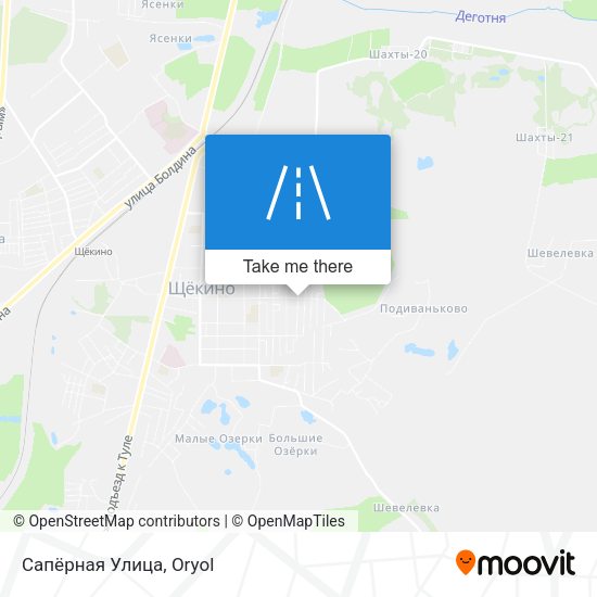 Сапёрная Улица map