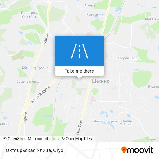 Октябрьская Улица map