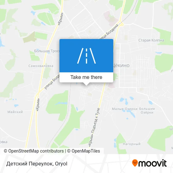 Детский Переулок map