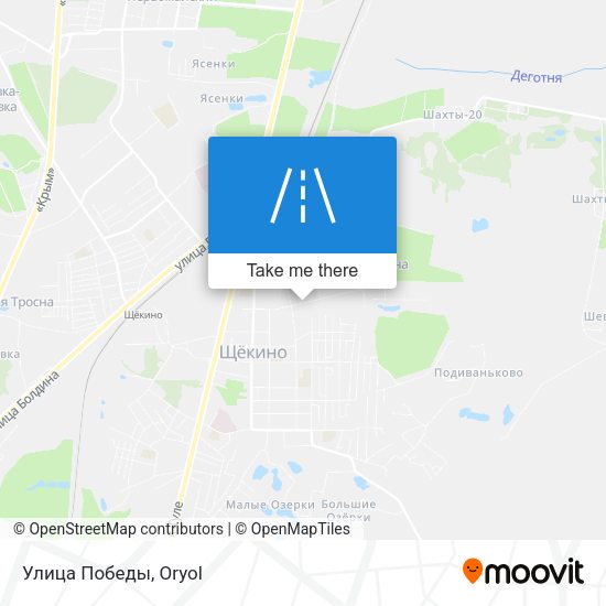 Улица Победы map