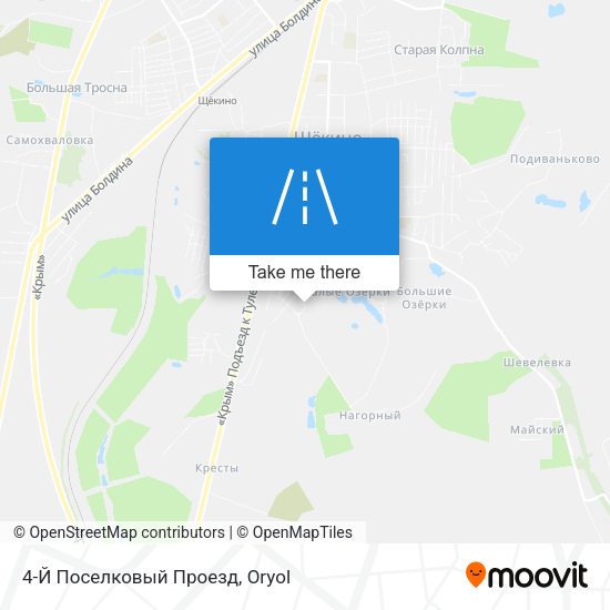 4-Й Поселковый Проезд map