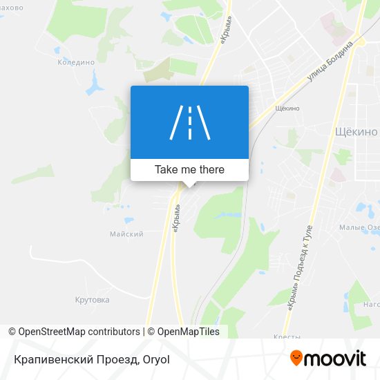 Крапивенский Проезд map