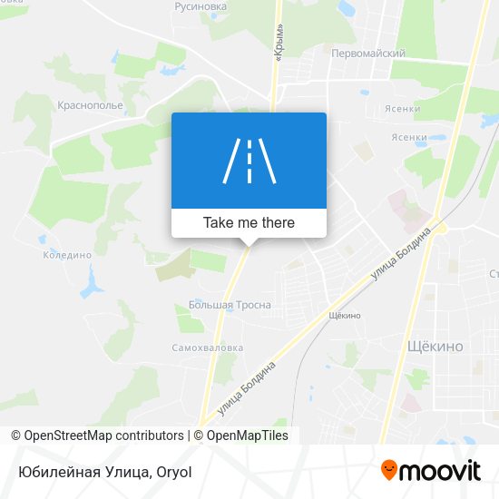 Юбилейная Улица map