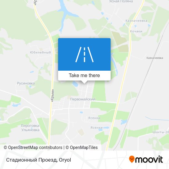 Стадионный Проезд map