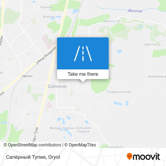 Сапёрный Тупик map