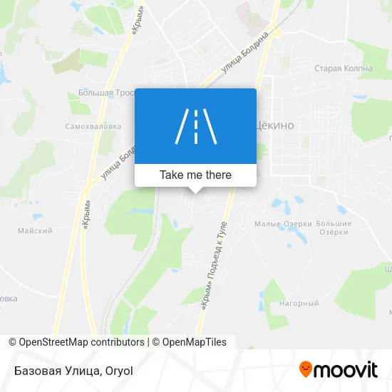 Базовая Улица map