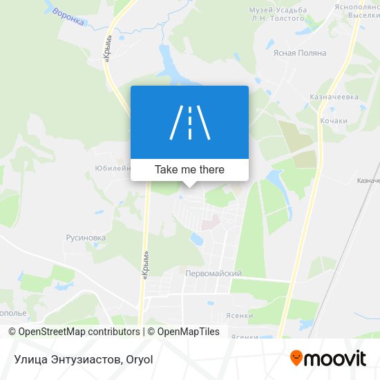 Улица Энтузиастов map