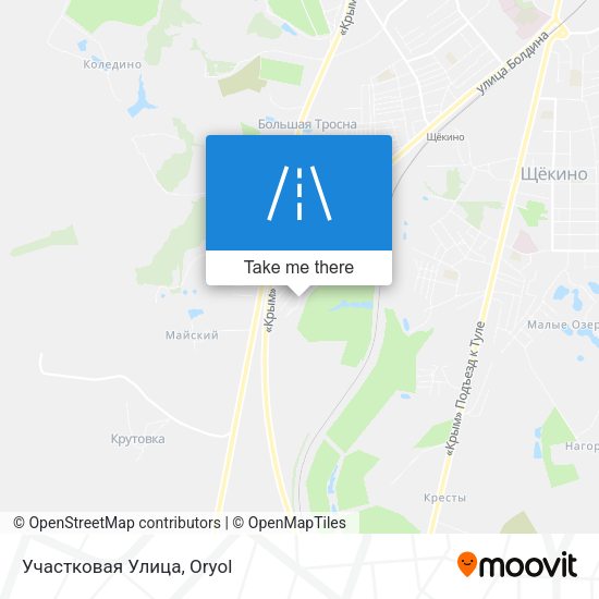 Участковая Улица map