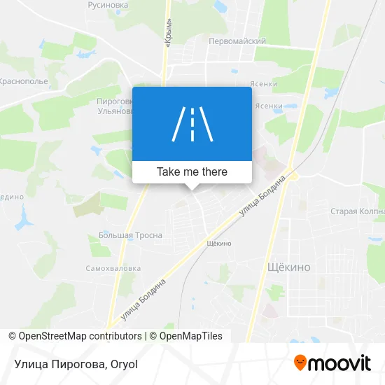 Улица Пирогова map