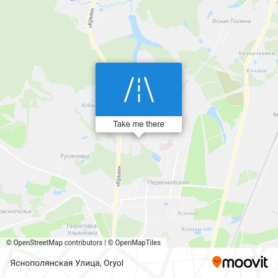 Яснополянская Улица map