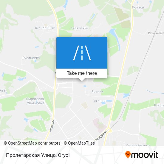 Пролетарская Улица map