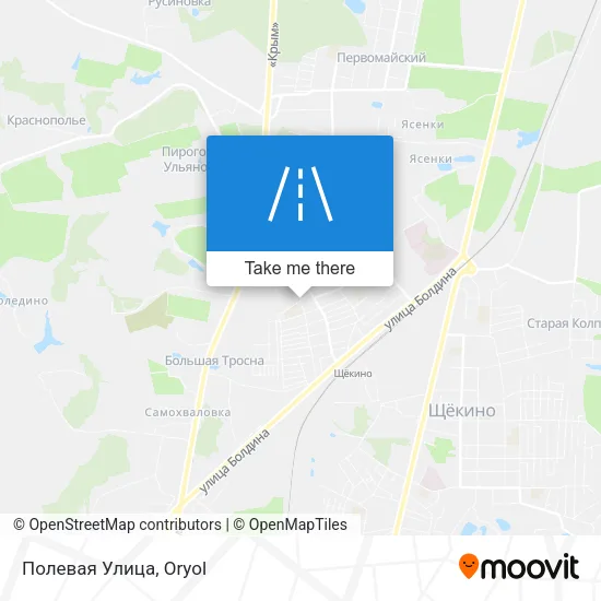 Полевая Улица map