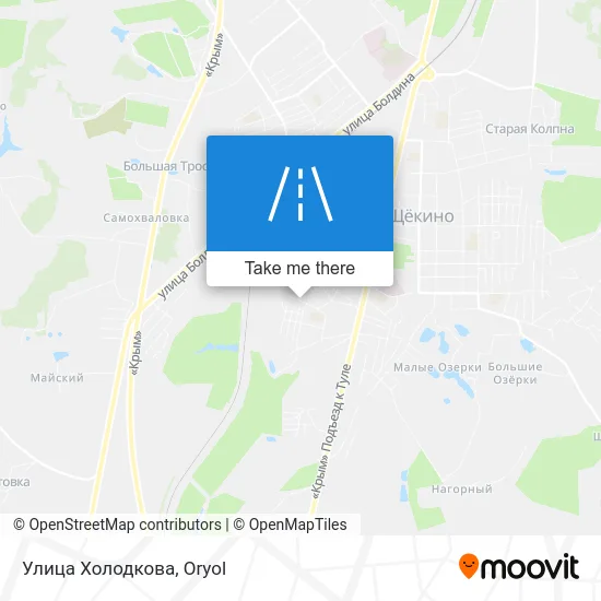 Улица Холодкова map