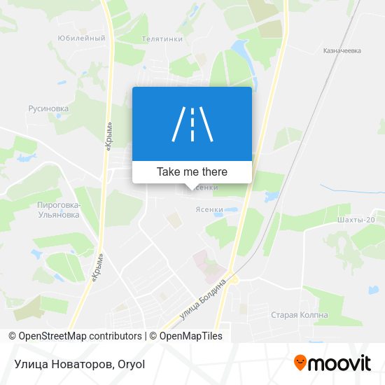 Улица Новаторов map