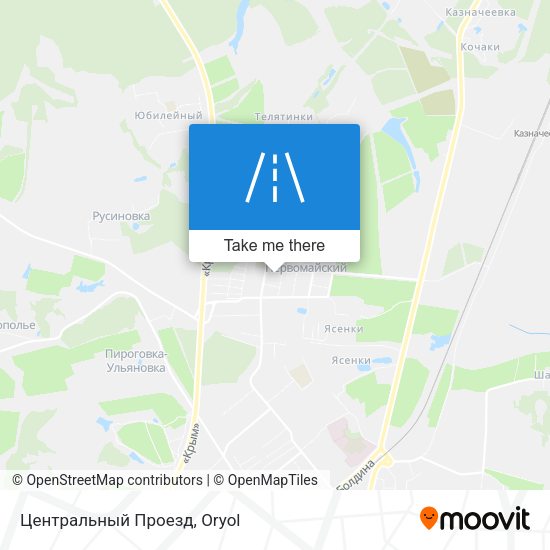 Центральный Проезд map