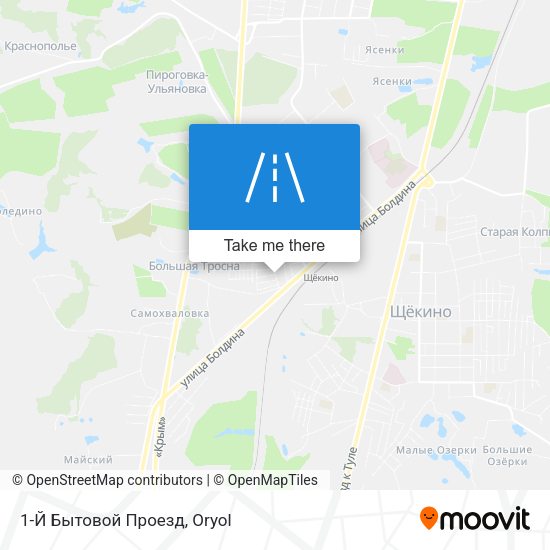 1-Й Бытовой Проезд map