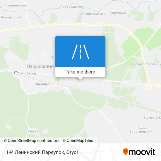 1-Й Ленинский Переулок map