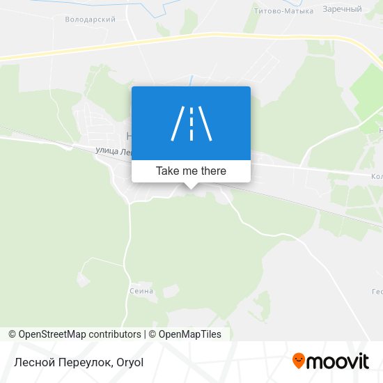 Лесной Переулок map