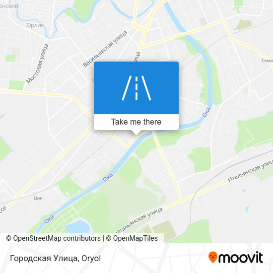 Городская Улица map