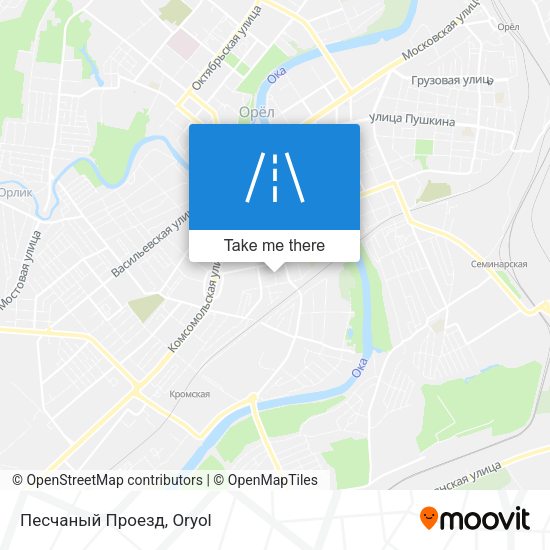 Песчаный Проезд map