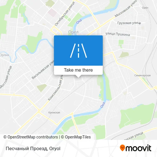 Песчаный Проезд map